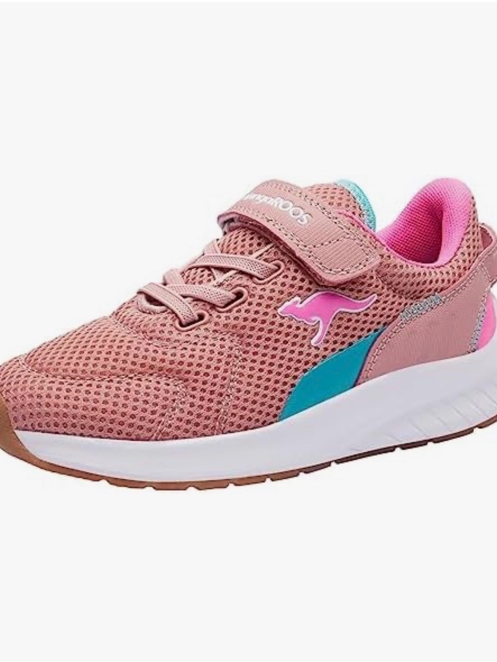KangaROOS Women’s Athletic Sneakers with Teal Accent